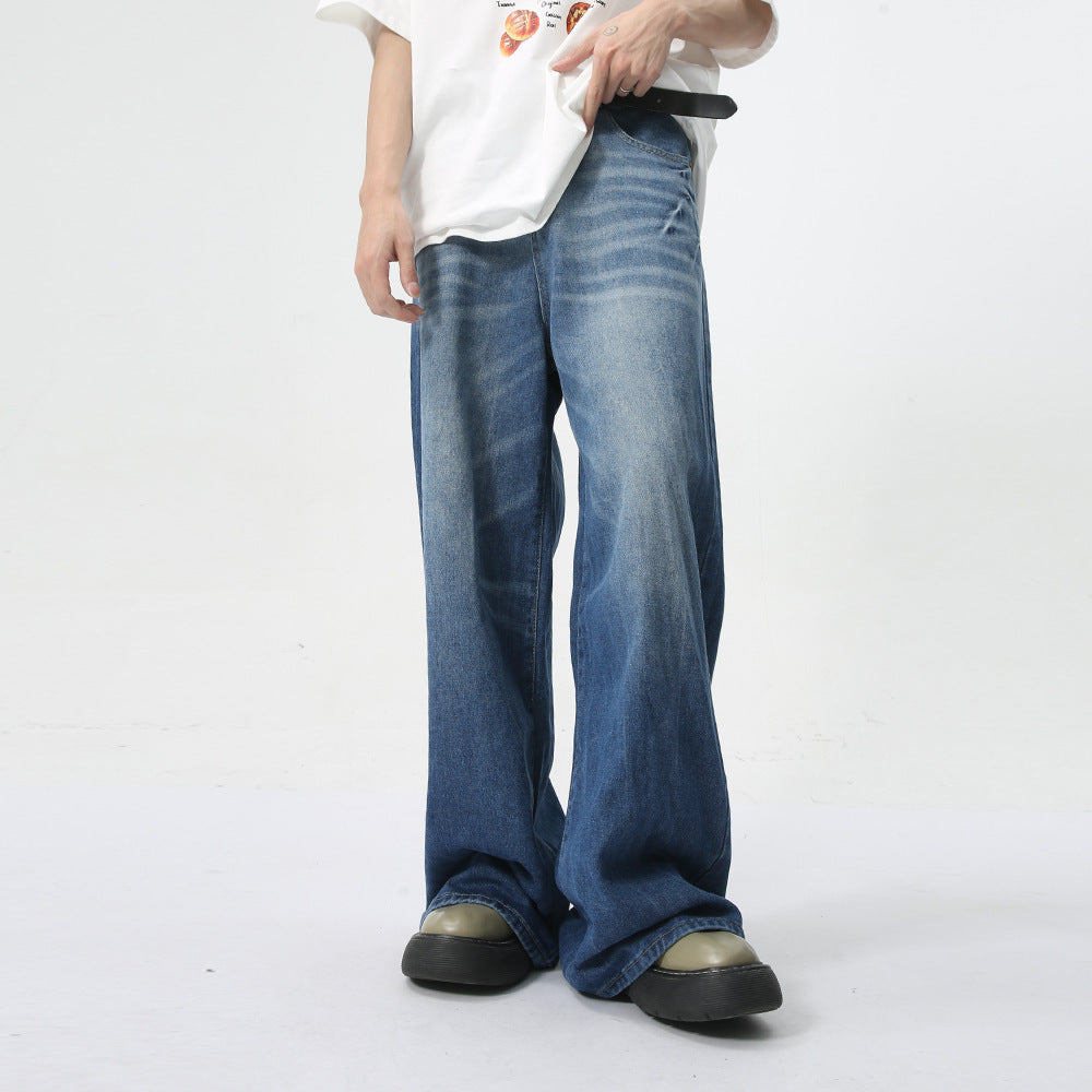Men's Summer New Loose Straight Jeans GlamzKart