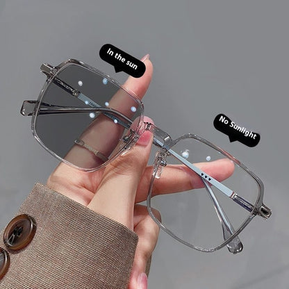 New Fashion Personality Color Changing Glasses Women Color Changing Coconut Gray GlamzKart