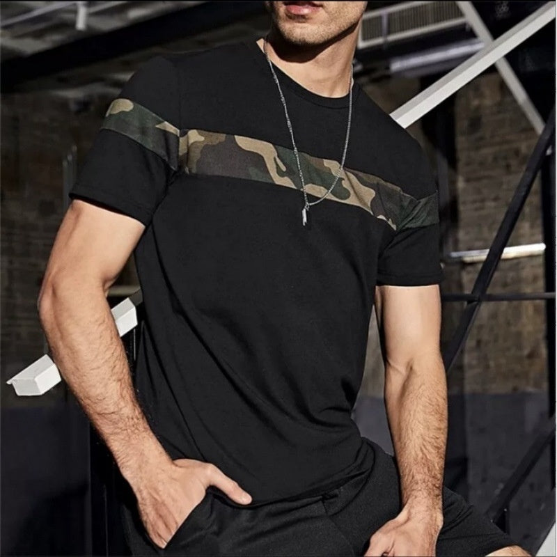 Men's T-shirt 3D Printing Athletic Clothing ETK721U8 GlamzKart