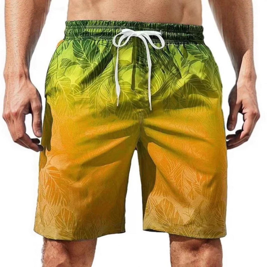 Men's Four Seasons Leisure 3D Printed Beach Shorts Color 16883 GlamzKart
