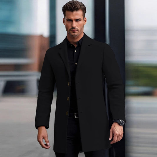 Lapel European And American Lapel Slim Coat GlamzKart
