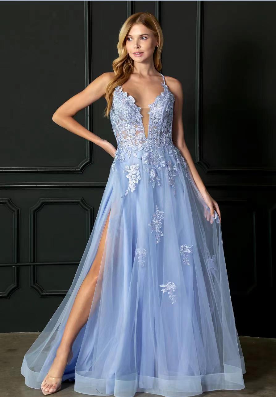 Women Evening Dresses Suspender Dance Dress Long Image 4 GlamzKart