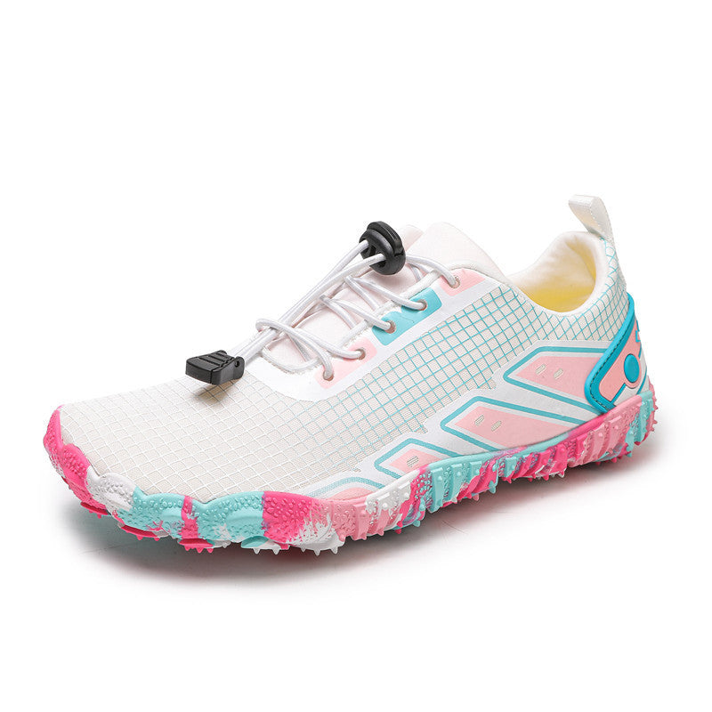 New Thickened Indoor Fitness Shoes Soft Bottom Non-slip Treadmill Shoes DB9925 Pink GlamzKart