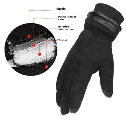 Fashionable Warm Hiking And Climbing Ski Gloves GlamzKart