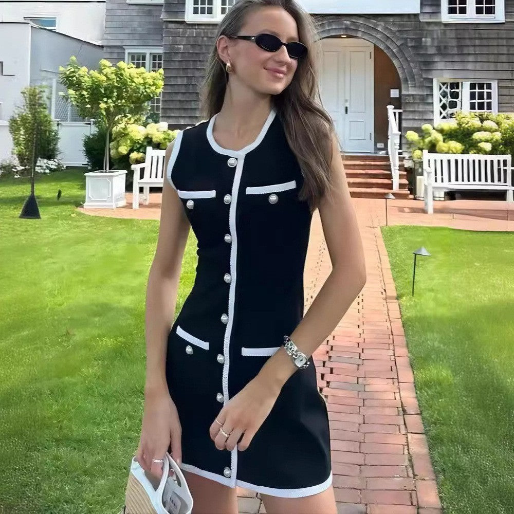 Classic Style Elegant Sexy Dress Black Cardigan GlamzKart