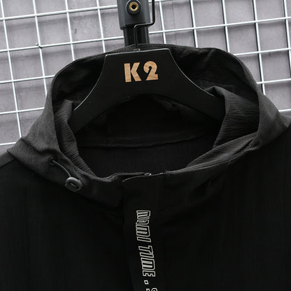 Fashion Men's Sports Hooded Short Sleeve T-shirt GlamzKart