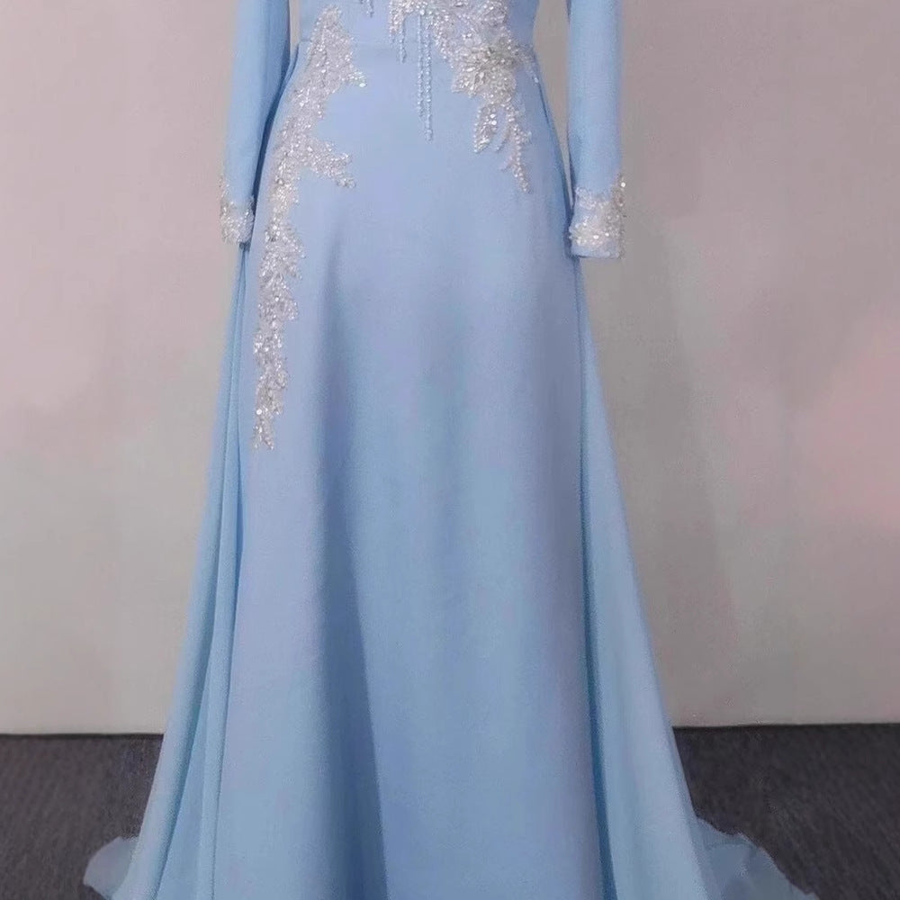 Light Luxury Minority Temperament Long Sleeve Performance Costume GlamzKart