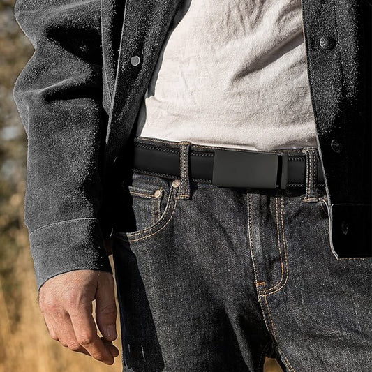 Versatile Simple Men's Young And Middle-aged Pant Belt GlamzKart