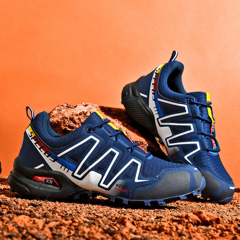 Plus Size Outdoor Personality Fashion Casual Shoes Men Dark Blue GlamzKart