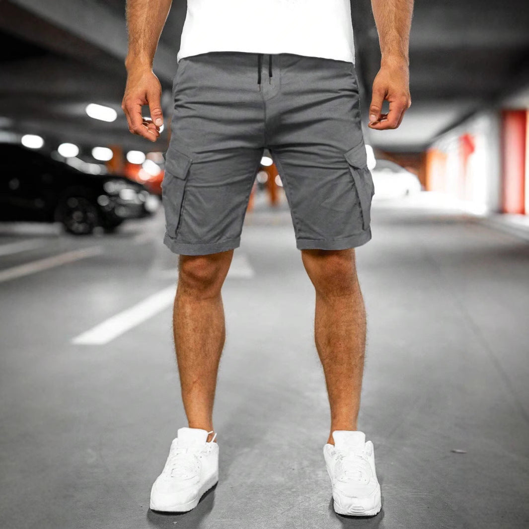 Fashion Personality Men's New Woven Five-point Pants GlamzKart