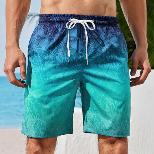 Men's Four Seasons Leisure 3D Printed Beach Shorts GlamzKart