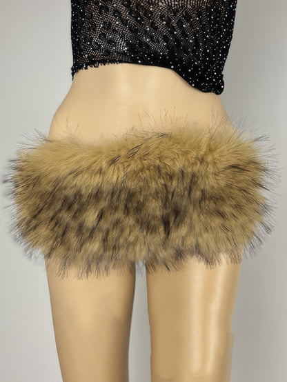 Fur Belt Retro Easy Matching Plush Waist Chain Waist Seal Waist Decorations Style 12 GlamzKart