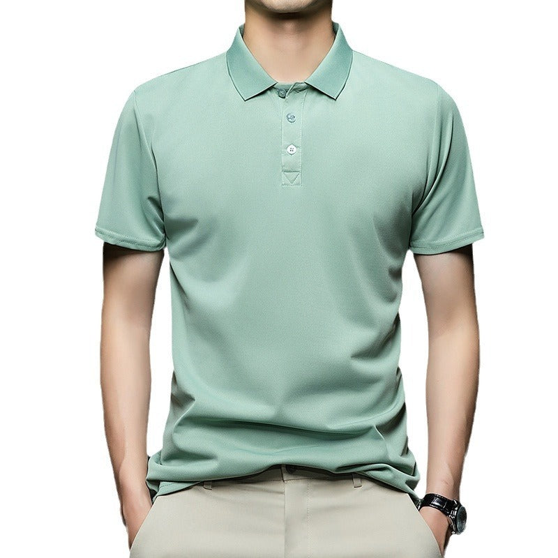 Korean Casual Loose Lapels T-shirt Men GlamzKart