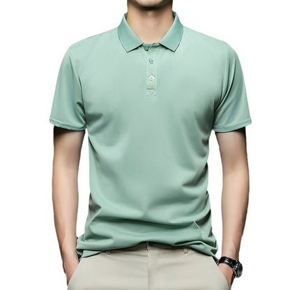 Korean Casual Loose Lapels T-shirt Men GlamzKart