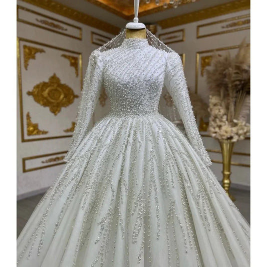 Bride Owner Wedding Dress Trailing Wedding Pettiskirt GlamzKart