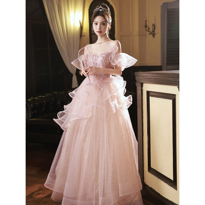 Evening Dress Women's Banquet Ceremony Exam Super Fairy Princess GlamzKart