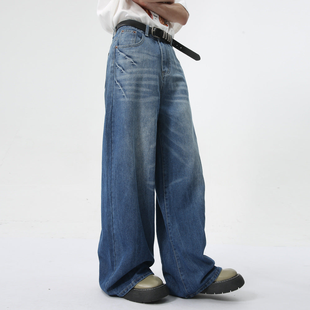 Men's Summer New Loose Straight Jeans GlamzKart