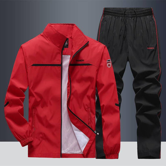 Men's Loose Lapels Casual Sportswear Polyester Composite Fabric GlamzKart