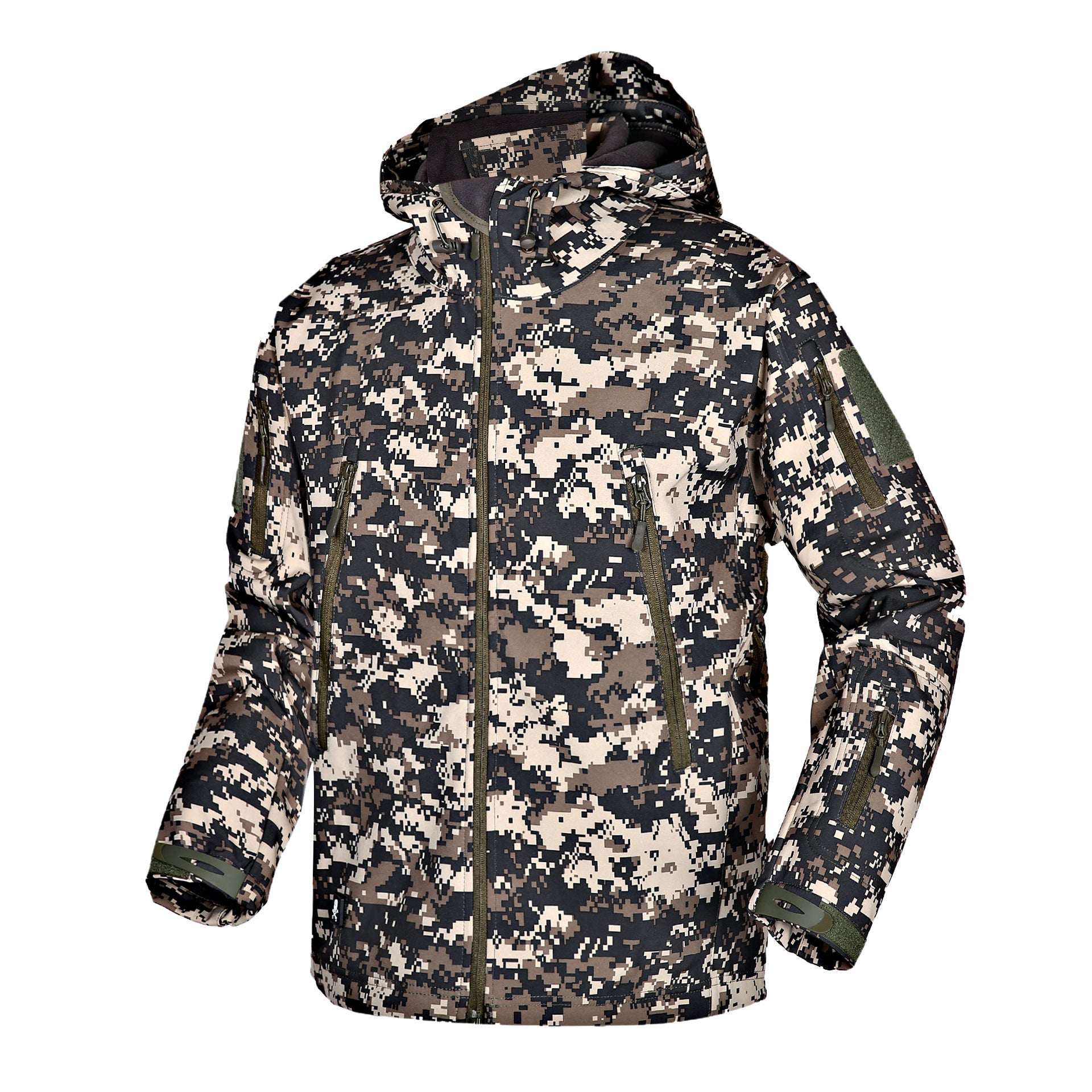 Autumn And Winter Men's Outdoor Camouflage Clothing Soft Shell Jacket GlamzKart
