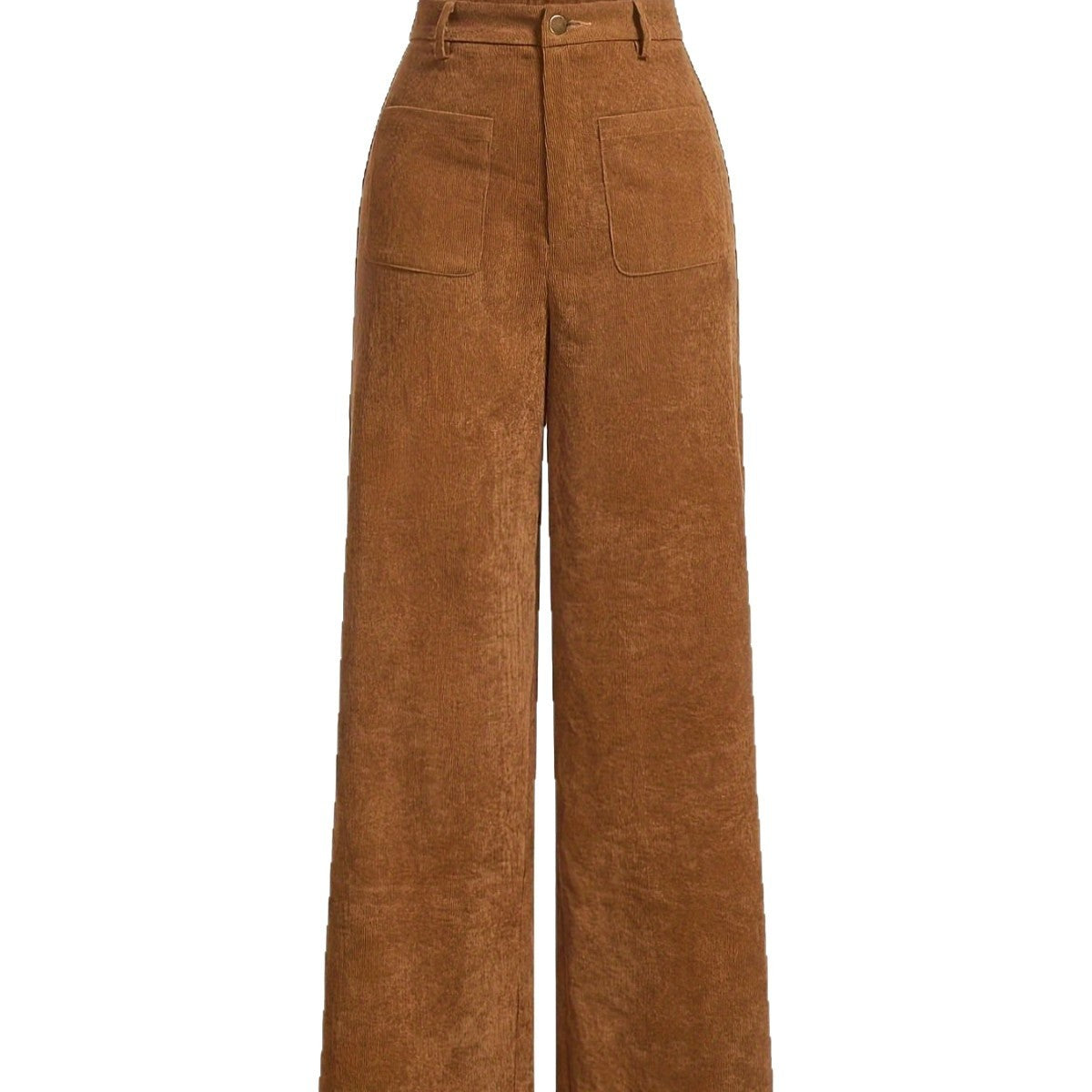 Tall Loose All-matching Corduroy Retro Straight-leg Trousers GlamzKart