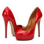 Anti-string Crossbody Plus Size Women's Low-cut High Heel Pumps GlamzKart