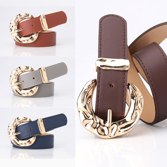 Fashion Characteristic Belt European And American Fashion Simple Jeans Pant Belt GlamzKart