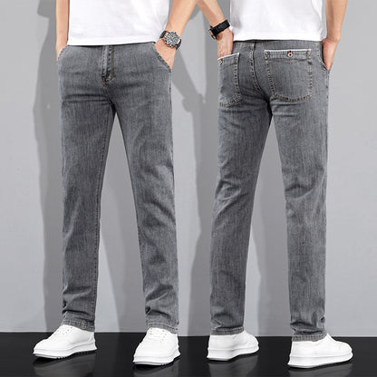 Versatile Stretch Korean Style Slim Fit Trousers GlamzKart