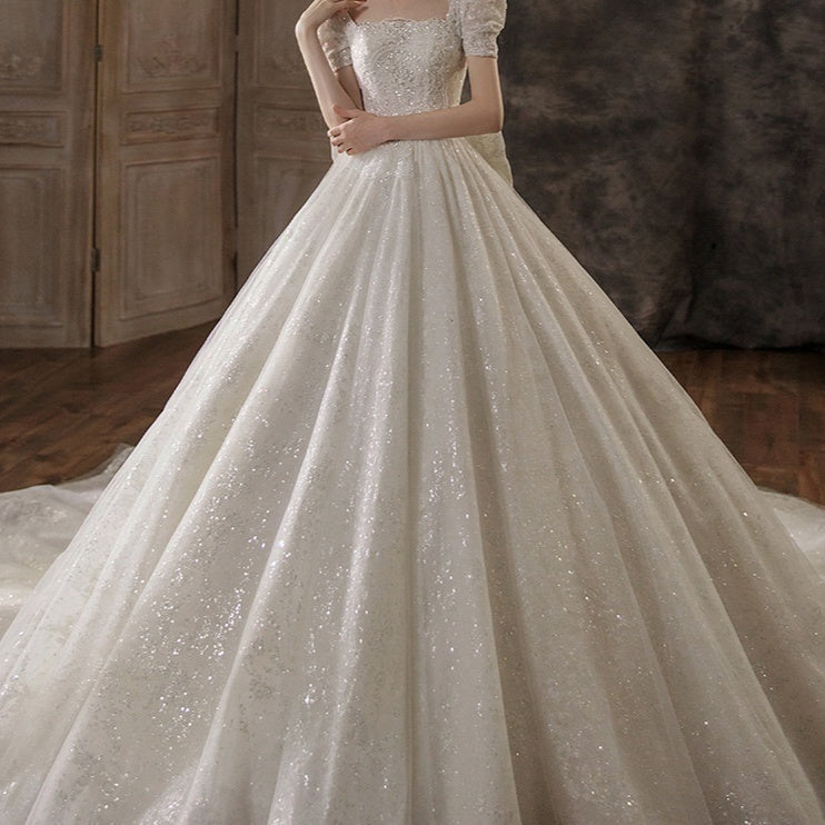 Temperament Bride Retro Super Fairy Mori Style Dream Wedding GlamzKart