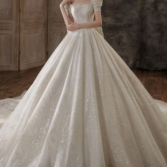 Temperament Bride Retro Super Fairy Mori Style Dream Wedding GlamzKart