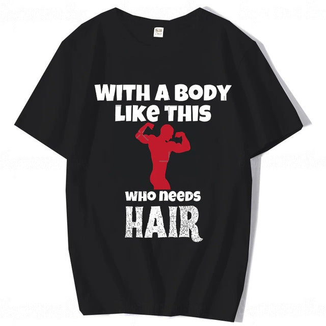 Plus Size Men's Cotton Short-sleeved Summer English Letter Printed T-shirt Top Men Style10 GlamzKart