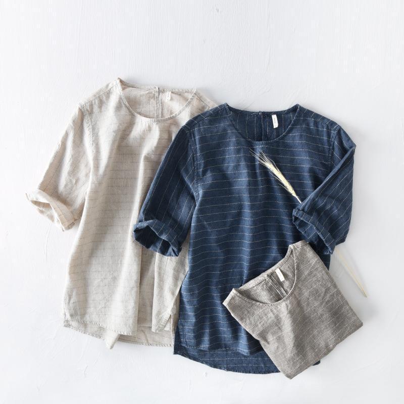 Chinese Style Simple Casual Short-sleeved T-shirt For Men GlamzKart