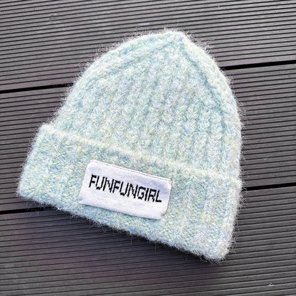Simple All-matching Warm Sleeve Cap Windproof And Cold-resistant Ear Protection Green Free Size GlamzKart