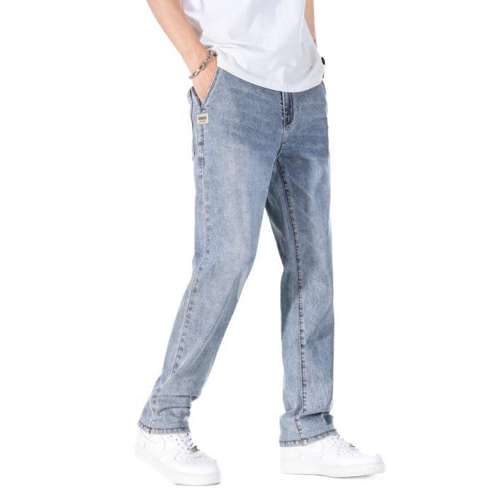 Thin Loose Light Business Straight Jeans GlamzKart