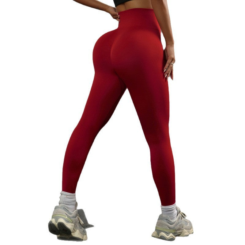 Seamless Skinny Yoga Pants Women's Sports Quick-drying Fitness Pants GlamzKart