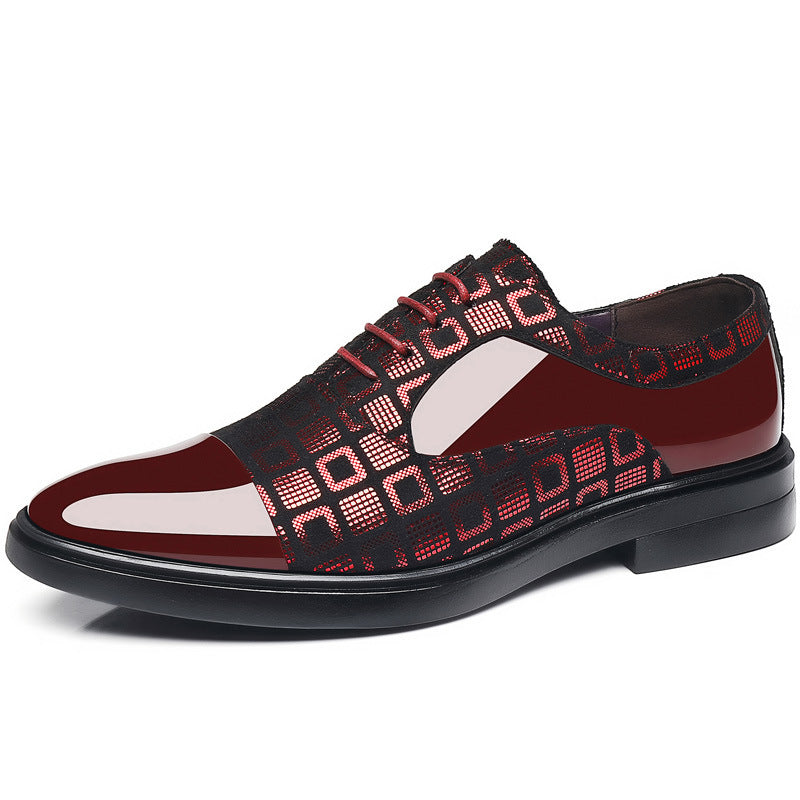 Men's Versatile Spring And Autumn Business Leather Shoes GlamzKart