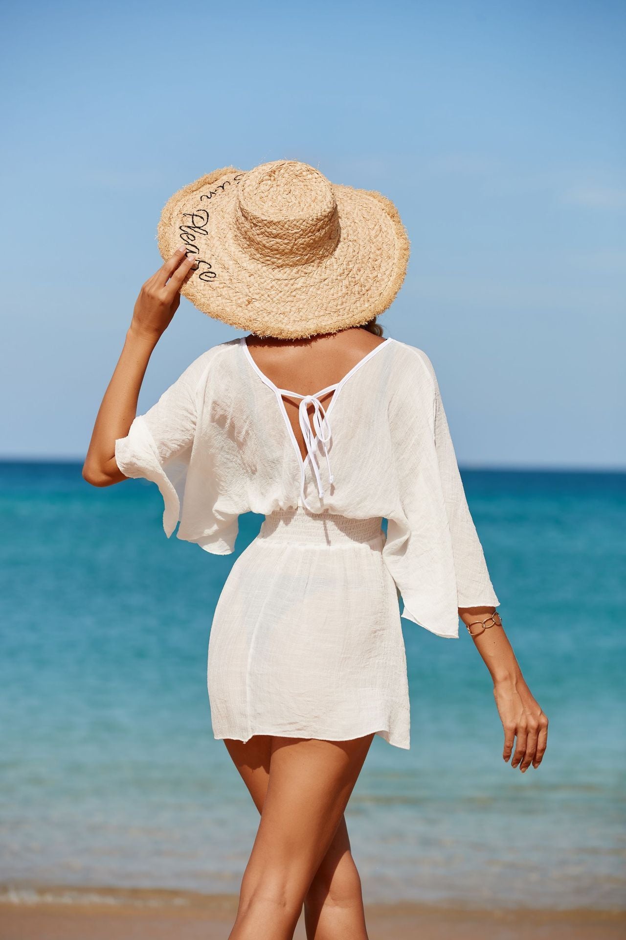 Holiday Hot Spring Sexy Backless Jumpsuit Skirt GlamzKart
