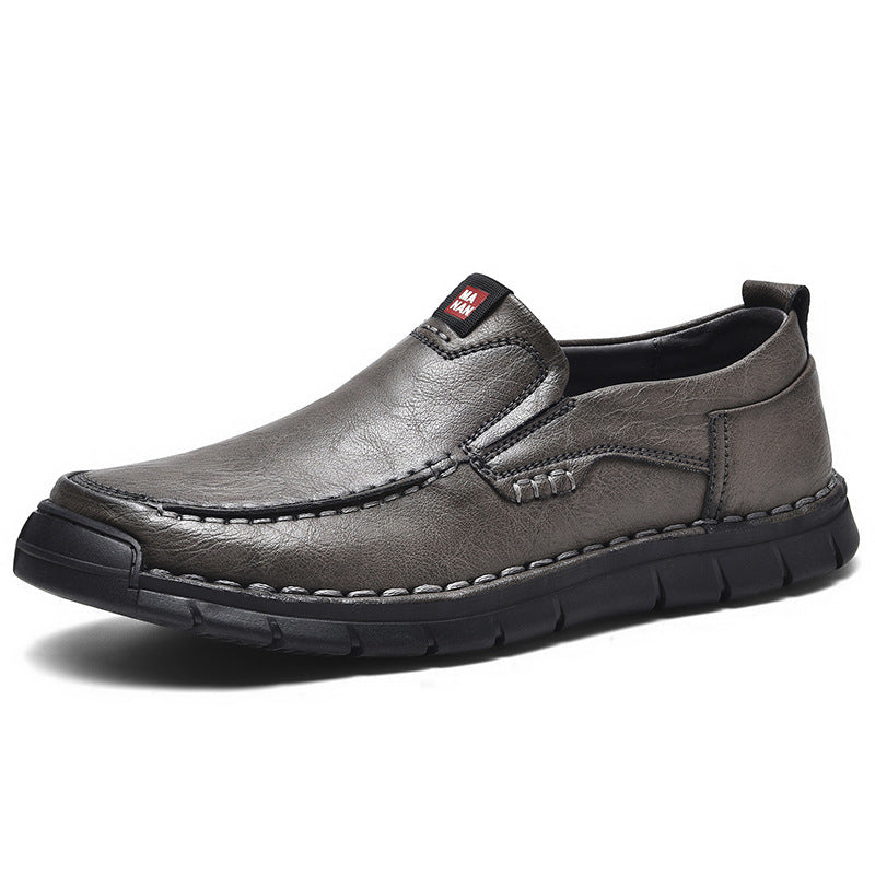 Fashion Personality Soft Bottom Men's Casual Shoes Grey Foot Cover GlamzKart
