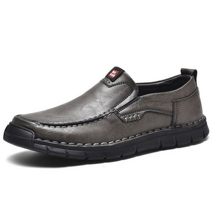 Fashion Personality Soft Bottom Men's Casual Shoes Grey Foot Cover GlamzKart