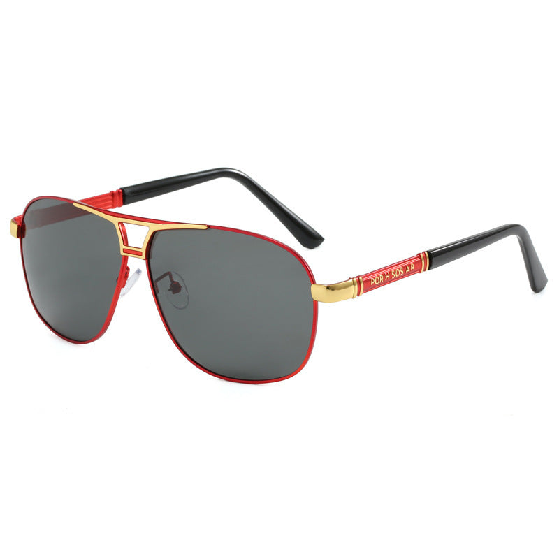 Men's Polarized Day And Night UV Protection Advanced Sense Color Changing Sunglasses Golden Red Black Gray GlamzKart