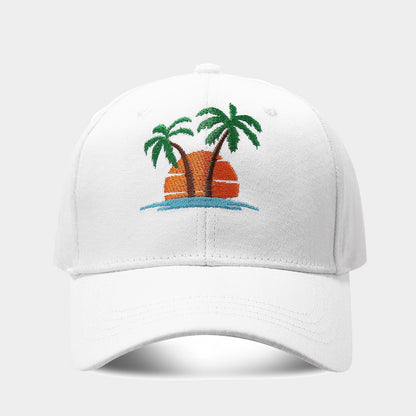 Beach Sun Protection Sun Hat Amazon Hot Sale Baseball Cap White Adjustable GlamzKart