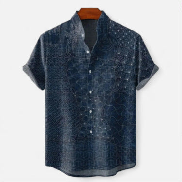 Digital 3D Short-sleeved Beach Sports Top xxxxx112221color GlamzKart