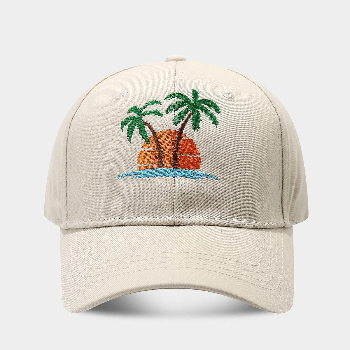 Beach Sun Protection Sun Hat Amazon Hot Sale Baseball Cap Beige Adjustable GlamzKart