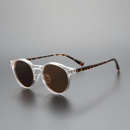 Japanese-style Retro Sunglasses Women's Trendy Round GlamzKart