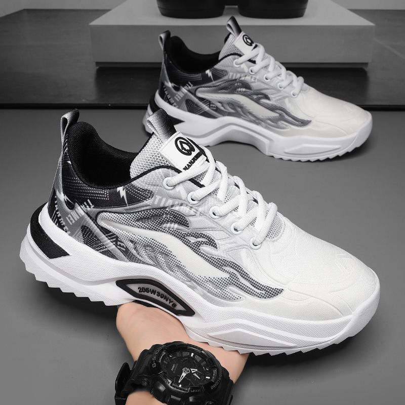 Spring Student Sports Casual Mesh Clunky Versatile Trendy Shoes Breathable Shoes Men GlamzKart