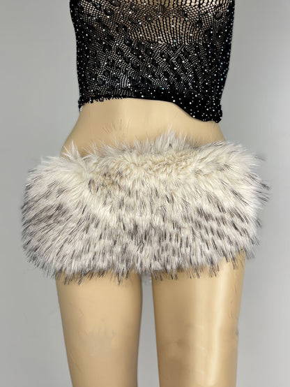 Fur Belt Retro Easy Matching Plush Waist Chain Waist Seal Waist Decorations Style 10 GlamzKart