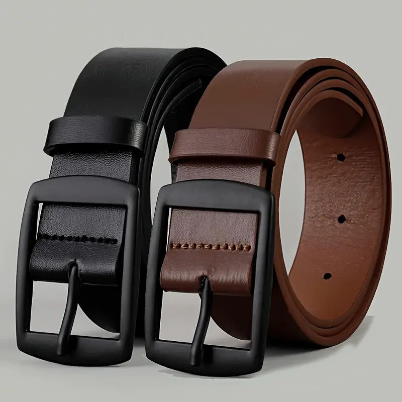 Men Business Casual Trousers Jeans Belt GlamzKart