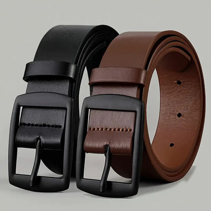 Men Business Casual Trousers Jeans Belt GlamzKart