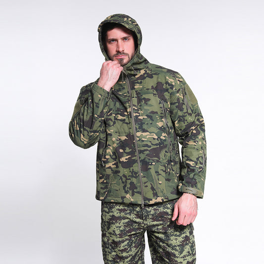Shark Skin Soft Shell Outdoor Shell Jacket GlamzKart