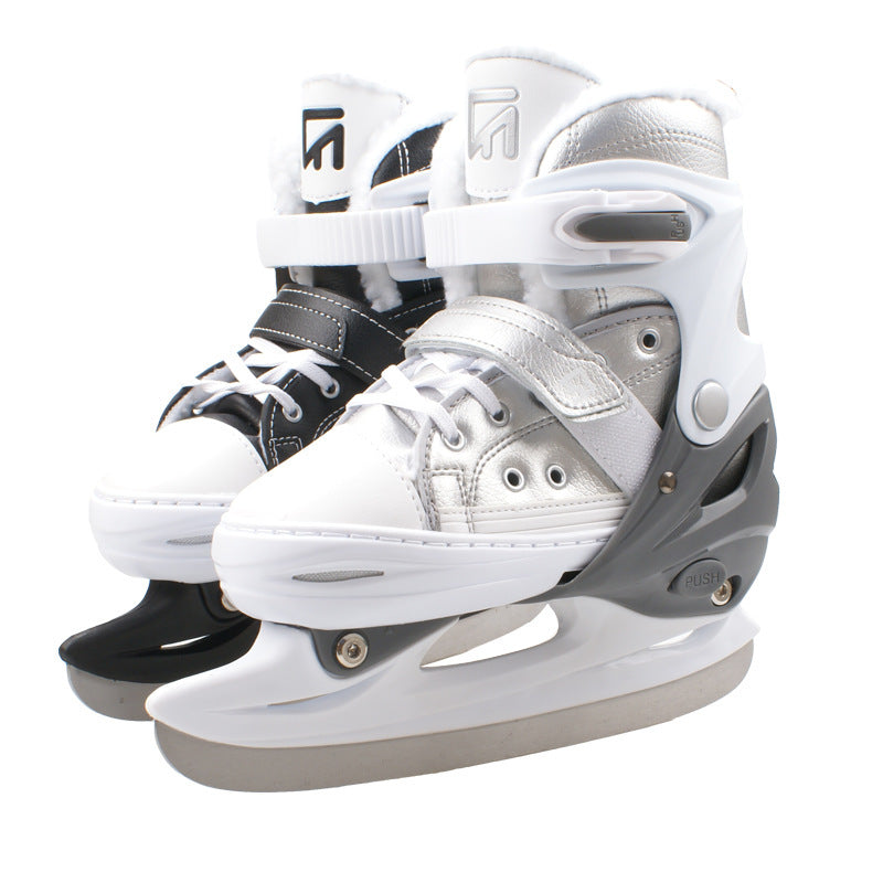 Men And Women Same Style All-matching Simple Warm Ice Skates GlamzKart