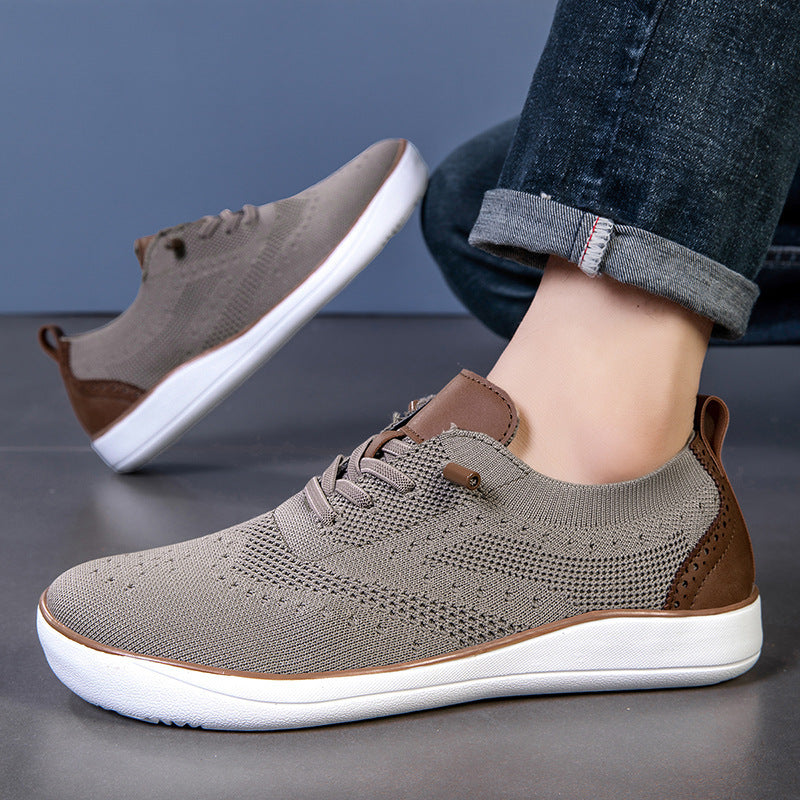 Widened And Fattened Big Wide Last Big Foot Shoes Mesh Walking Shoes GlamzKart